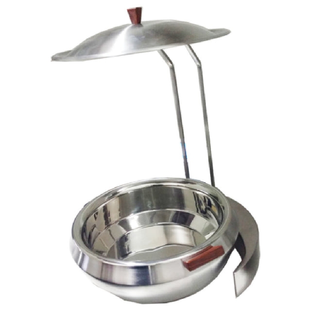 Spring USA 9079 Skyra™ Wynwood Lid Holder 11-1/2"W X 17-1/2"D X 22"H Stainless Steel (fits SK-14501180 SK-14502180 SK-14503180 SK-14118041 SK-14521841 SK-14318041)