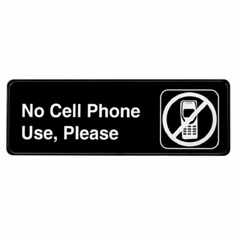 Alpine Industries ALPSGN-27 Sign 9" X 3" "No Cell Phone Use