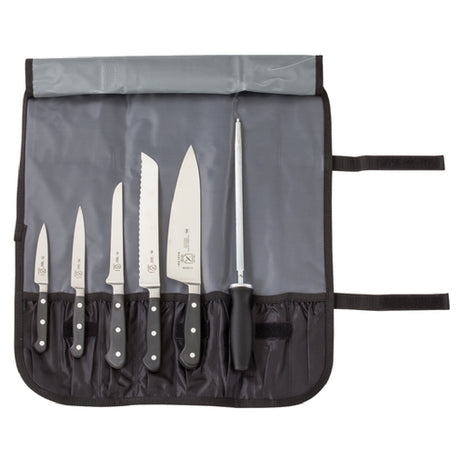 Mercer Culinary M21850 Renaissance® Knife Roll Set 7 Piece Includes: (1) 7-pocket Roll With Detachable