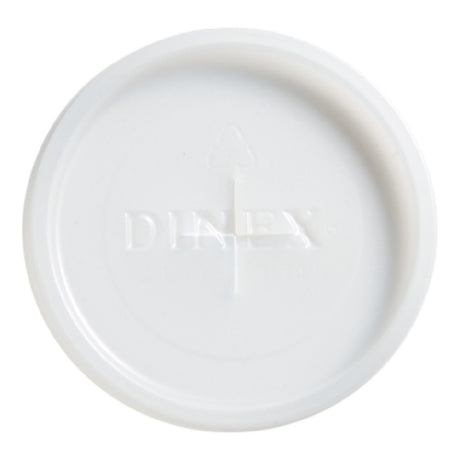 Dinex DX1193ST8714 Classic Disposable Lid 2-1/4" Dia. With Straw Slot