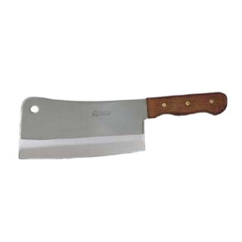 Admiral Craft HCL-8 Cleaver 8" Blade Wood Handle Triple Riveted