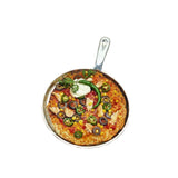 Bon Chef 5027ALLERGENLAVENDER - Steak Skillet, 9-1/4"D, Aluminum With Ceramic-look Coating