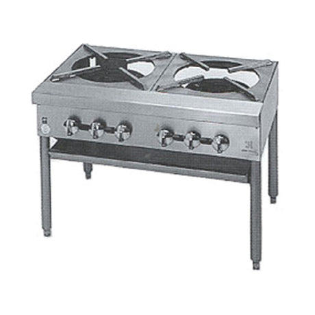 Jade Range JSP-224 Supreme™ Stock Pot Stove 36" (2) Three Ring Burner