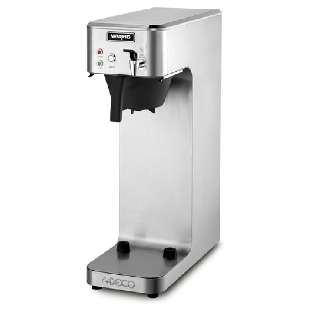 Waring WCM70PAP Café Deco™ Airpot Coffee Brewer Brews 4 Gallons Per Hour Fits Large 64 Oz. Glass Decanters (not Included)