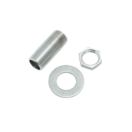 T&S Brass S-0425 Supply Nipple Kit With Lock Nut Washer And 1/2" NPT Male Ends