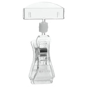 Hubert 63073 - Sign Holder, 4"H, Clip-on