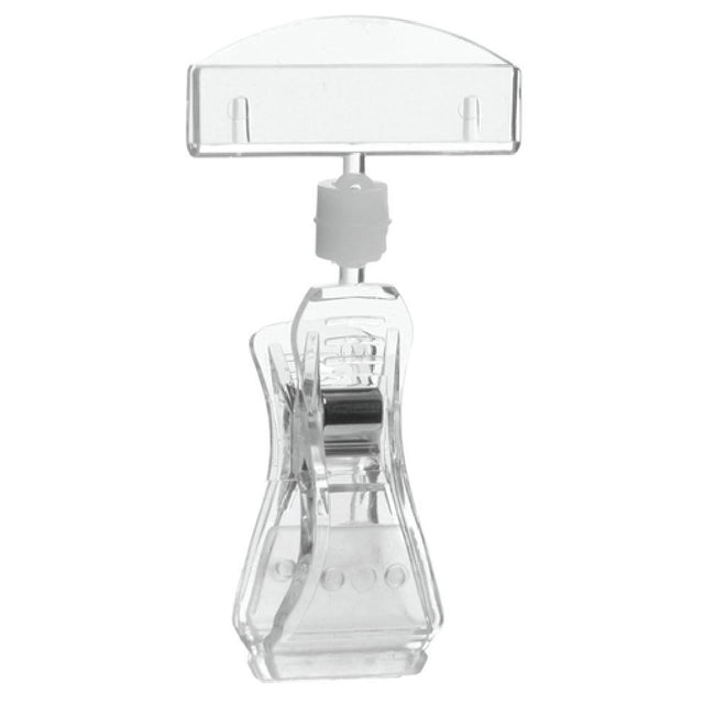 Hubert 63073 - Sign Holder, 4"H, Clip-on