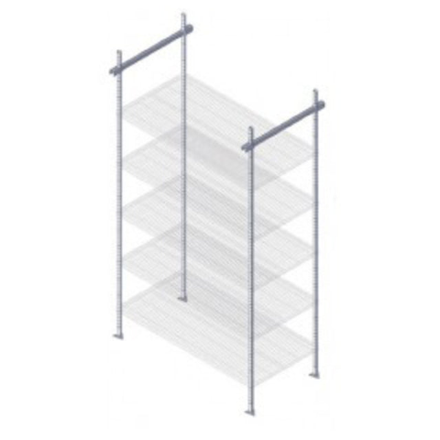 Quantum TTK-C24BK Intermediate Kit 24" Includes: (4) 86"H Posts