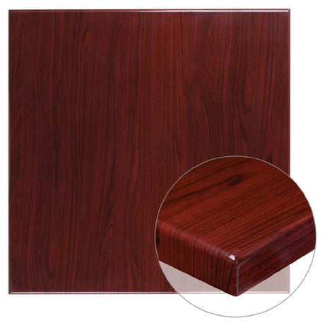 Flash Furniture TP-MAH-3636-GG Table Top Square 36"W X 36"D