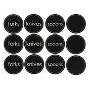 Hubert 24796 - Utensil Cling-It™ Set, 12-piece, 2-1/2" Dia.