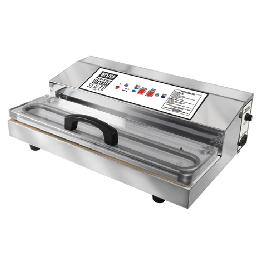 Hamilton Beach 65-0401-W Weston PRO-3000 Vacuum Sealer 15" Seal Bar Digital Control Panel With LED Lights