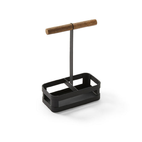 American Metalcraft WHCR6 - Iron & Oar Collection, Shaker Rack, 6" L X 3" W X 9" H