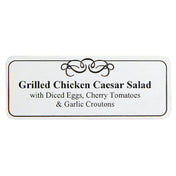 Hubert 97292 - Laser Labels, Scroll Design, 2-1/2" X 1"H