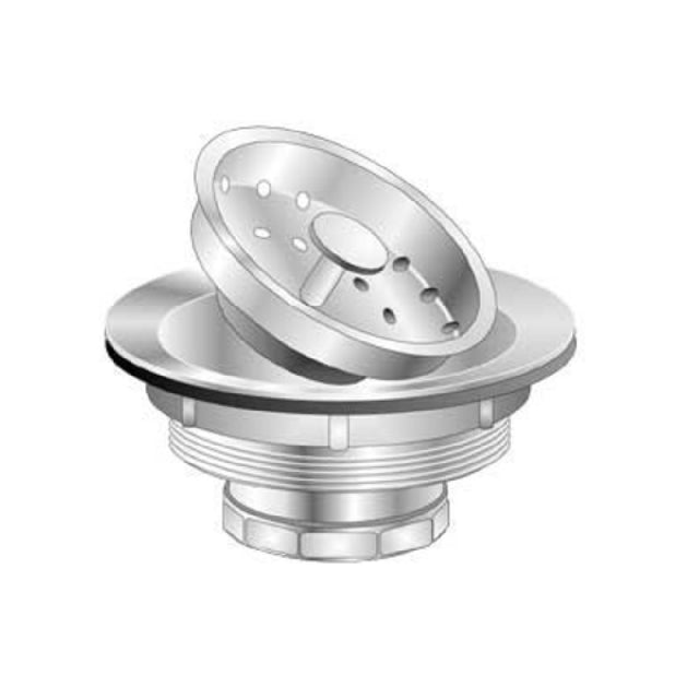 AERO Manufacturing S-17-P Basket Strainer Stainless Steel