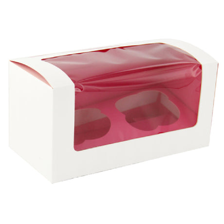 PacknWood 209BCKF2 - Cupcake Box, 6.8" X 3.3" X 3.3"H, Rectangular