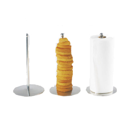 GET Enterprises 4-81872 Clipper Mill Onion Ring Spiral Tower 5-1/2" Dia. X 10"H Stainless Steel