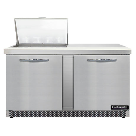 Continental Refrigerator SW60N12M-FB Mighty Top Sandwich Unit Front Breather 60"W