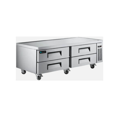Hurakan By Equip.me HKN-CB72R2S - Hurakan Chef Base Refrigerator, 72.375"W, 13.6 Cu.ft.