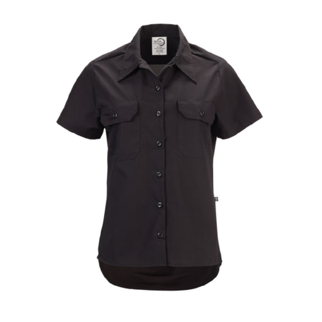 Mercer M60350BKXS - Metro Edge® Brewer/Work Shirt, Women's, (7) Traditional Buttons