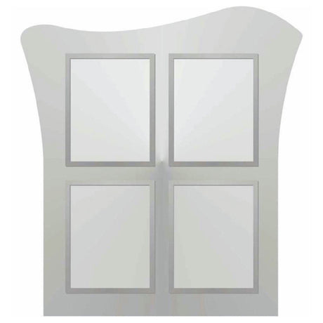 Hubert 58894 - Sign Holder, Wall-mount, 23" X 2" X 32"H Overall