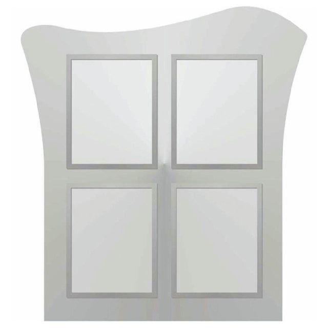 Hubert 58894 - Sign Holder, Wall-mount, 23" X 2" X 32"H Overall
