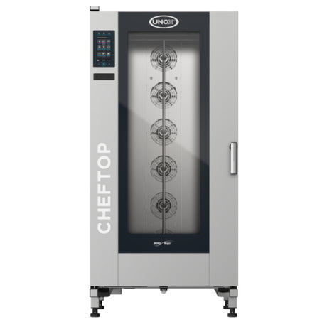 UNOX USA XAVL-2021-GPRS (GAS 120V) - ChefTop MIND.Maps™ Plus Combi Oven/Steam Oven Is An Electric Roll-in Oven That Combines Heat