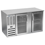 Beverage Air BB58HC-1-FG-S - Refrigerated Food Rated Back Bar Storage Cabinet, Two-section