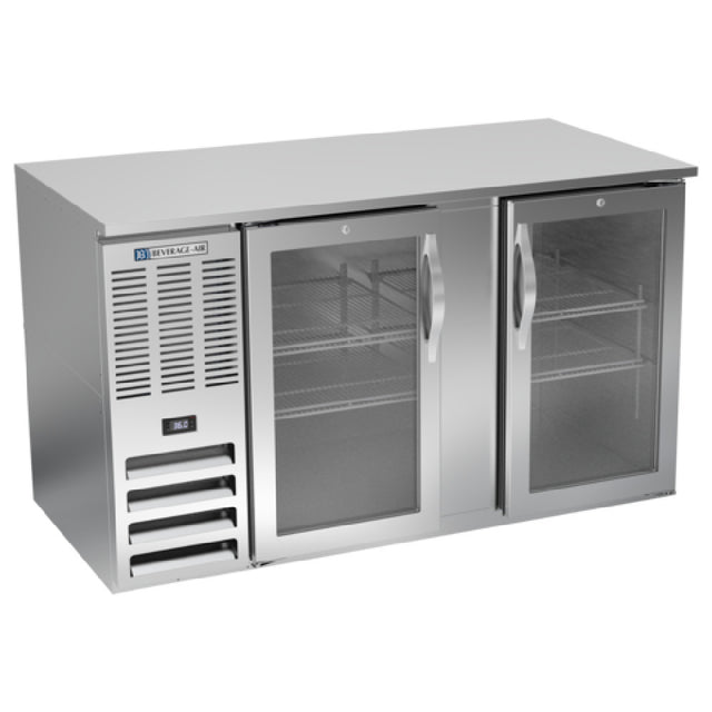 Beverage Air BB58HC-FG-S - Refrigerated Food Rated Back Bar Storage Cabinet, Two-section