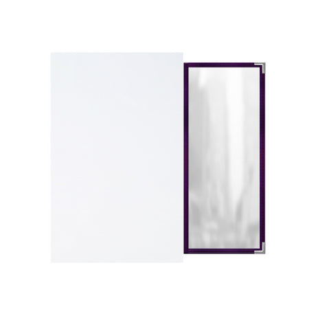 Risch SEWNAAP 4.25X11/8.5X14-NYLON Sewn Nylon Add-A-Page (specify Color) 4-1/4" X 11" Insert For 8-1/2" X 14" Menu