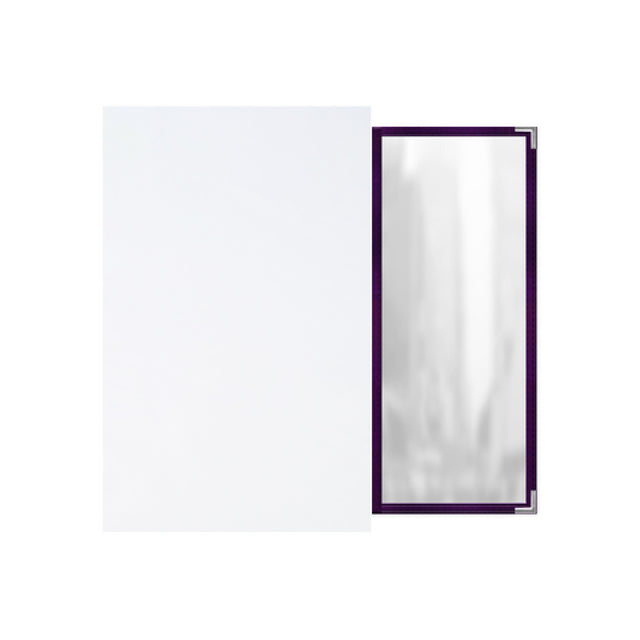 Risch SEWNAAP 4.25X11/8.5X14-NYLON Sewn Nylon Add-A-Page (specify Color) 4-1/4" X 11" Insert For 8-1/2" X 14" Menu