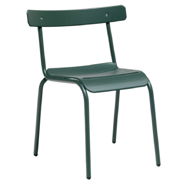 Emuamericas Llc 637 Miky Stacking Side Chair Outdoor/indoor Solid Steel Seat Back And Seat