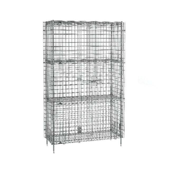 Metro SEC35C-2SE - Super Erecta® Security Unit, Stationary, Chrome Plated Finish
