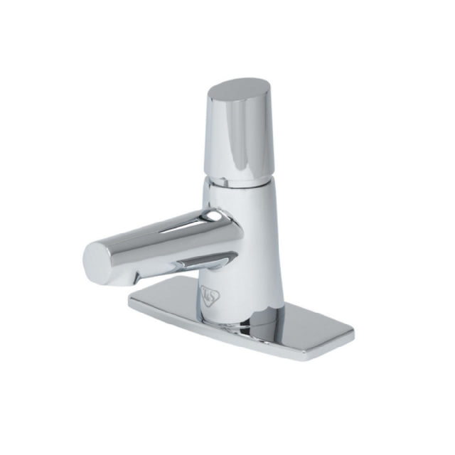 T&S Brass BP-0723-4DP LakeCrest Aesthetic Metering Lavatory Faucet Polished Chrome