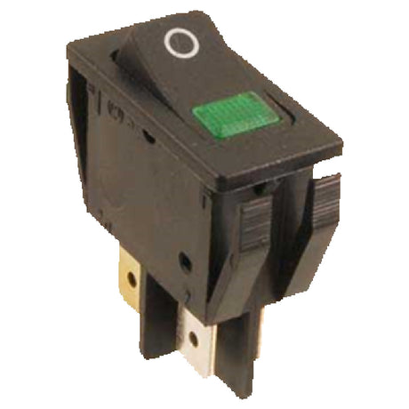 Franklin Machine Products 204-1192 Rocker Switch DPST Green