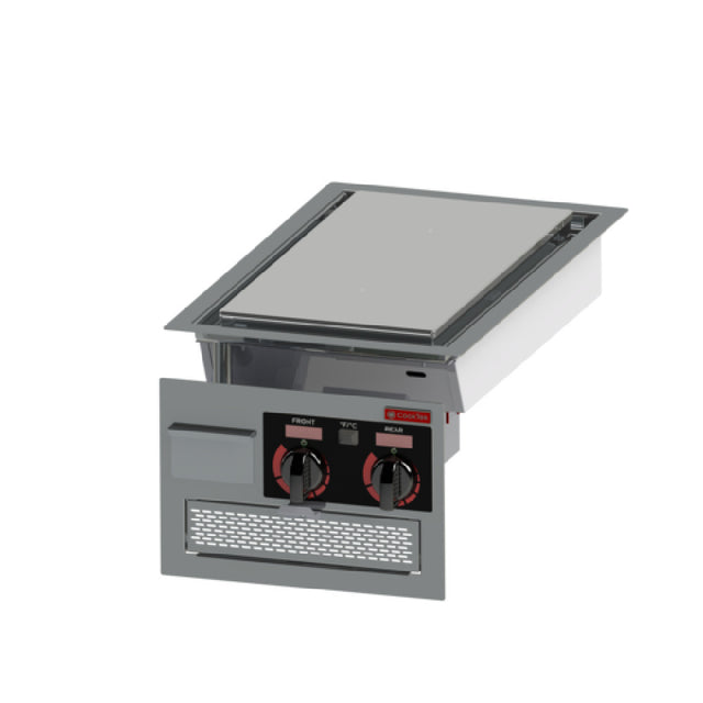 Cooktek 682501 (PLD162CR-200) Induction Plancha Drop-in 16"W Overall