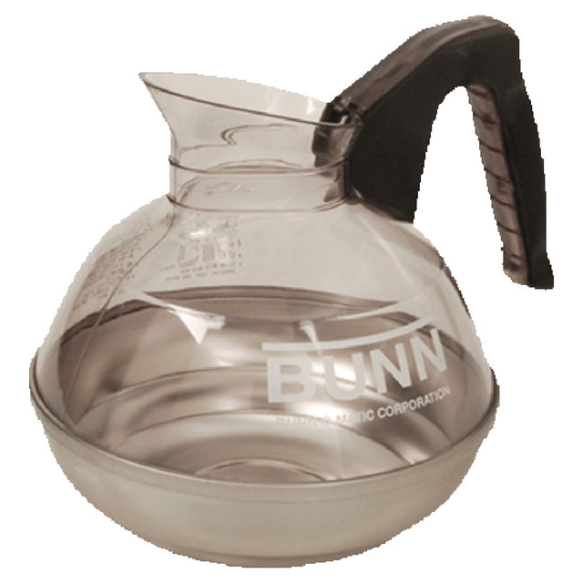 Franklin Machine Products 190-1110 Bunn-O-Matic Coffee Decanter 64 Oz. Impact Resistant Top With Stainless Steel Base