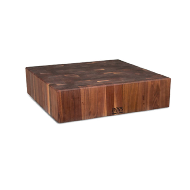 John Boos WAL-CUCLA24T Cucina Laforza Butcher Block 24"W X 24"D X 6" Thick End Grain Construction