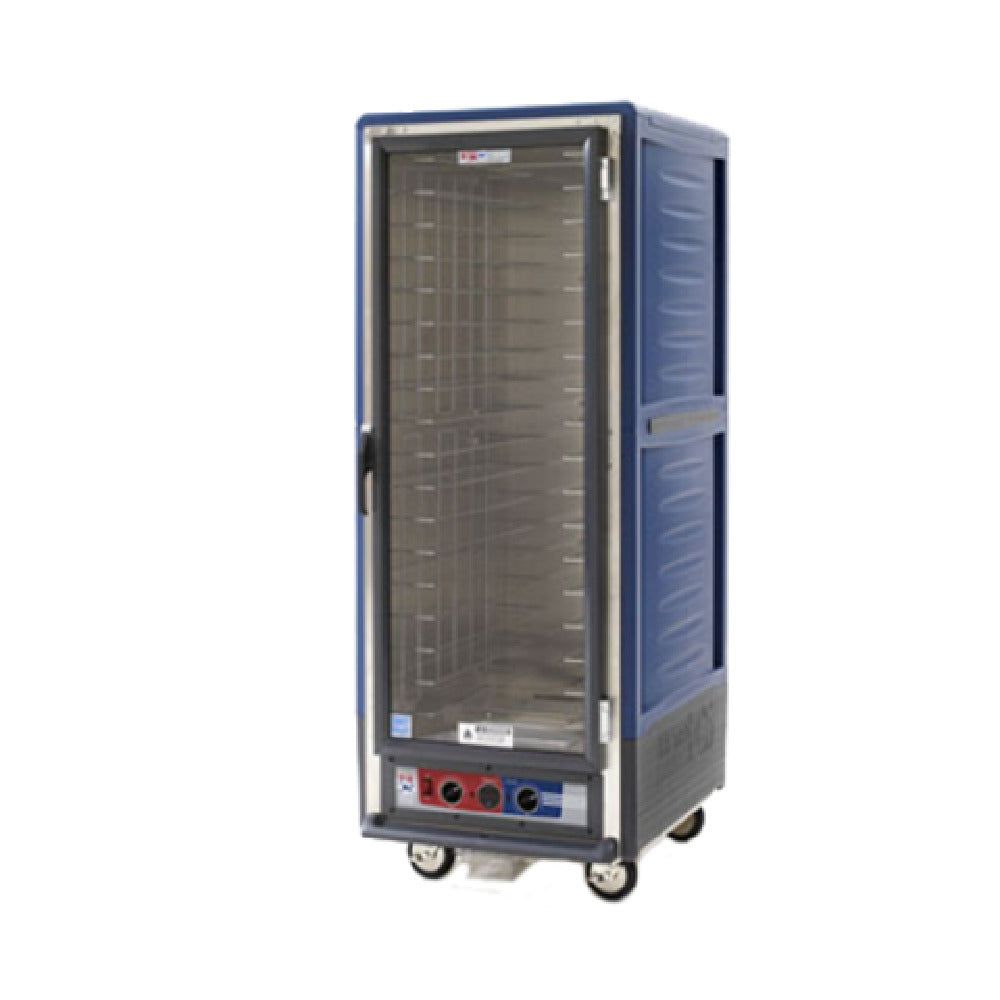 Metro C539-HLFC-4-BUA C5™ 3 Series Heated Holding Cabinet Lower Wattage With Blue Insulation Armour™