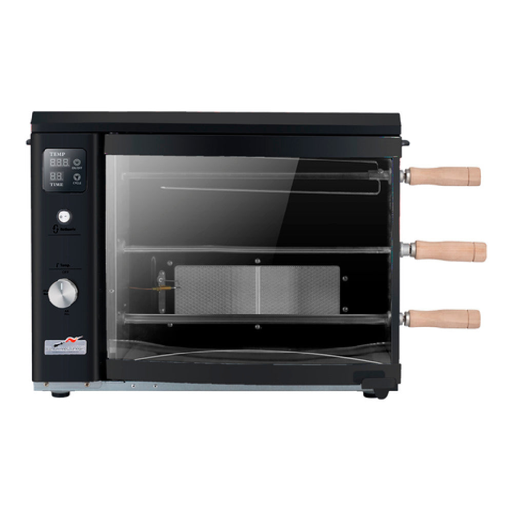 Skyfood Equipment BG-03LX BLACK Brazilian Flame Outdoor Rotisserie Portable LP Gas