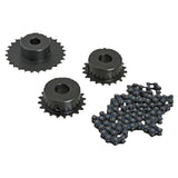 Franklin Machine Products 183-1223 Sprocket Drive & Chain Kit Black Includes: (3) Sprockets & Chain