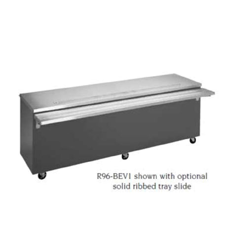 Piper Products R5-BEV1 - Reflections Beverage Counter, 74"L X 30"W X 36"H, Mobile Modular