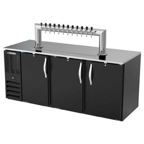 Beverage Air DD94HC-B-12T - Direct Draw Dispenser, 94"W X 30-3/8"D X 49-7/8"H, 37.82 Cu. Ft.