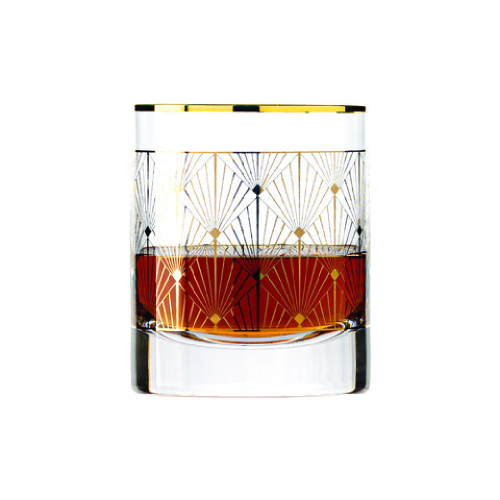 Hospitality Brands HG72884G-004 - Legend Glassware - Art Deco Allure Tumbler Glass