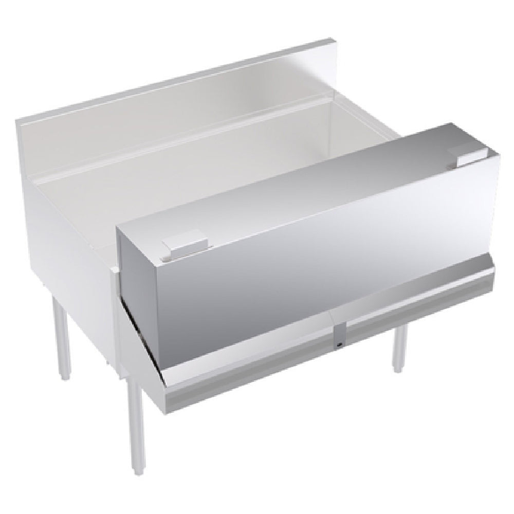 Krowne KR-DC42 Upgrade: Locking Cover For Double Speedrail 42"W Stainless Steel Construction