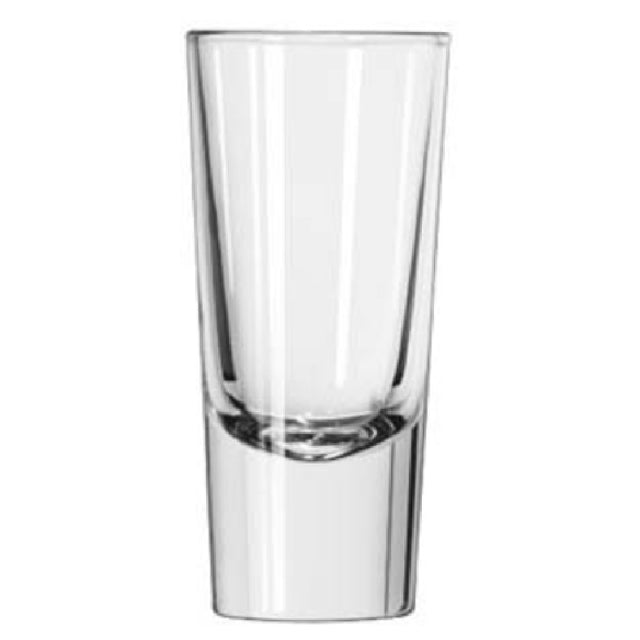 Libbey 1787386 Troyano Shooter Glass 5-3/8 Oz. (H 5-3/8" T 2-3/8" B 1-7/8" D 2-3/8") (24 Each Per Case)