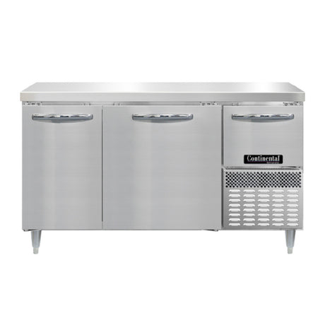 Continental Refrigerator DRA60NSS Designer Line Refrigerated Base Worktop Unit