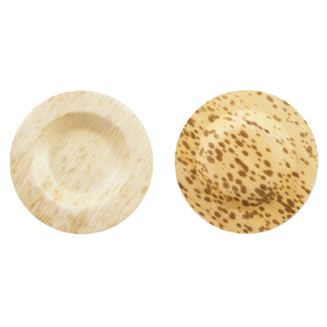 PacknWood 210BBOUDISK - Zebra Leaf Plate, 3.5" Dia., Round