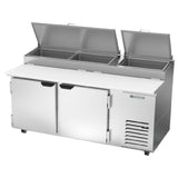 Beverage Air DP72HC Pizza Top Refrigerated Counter Two-section 72"W