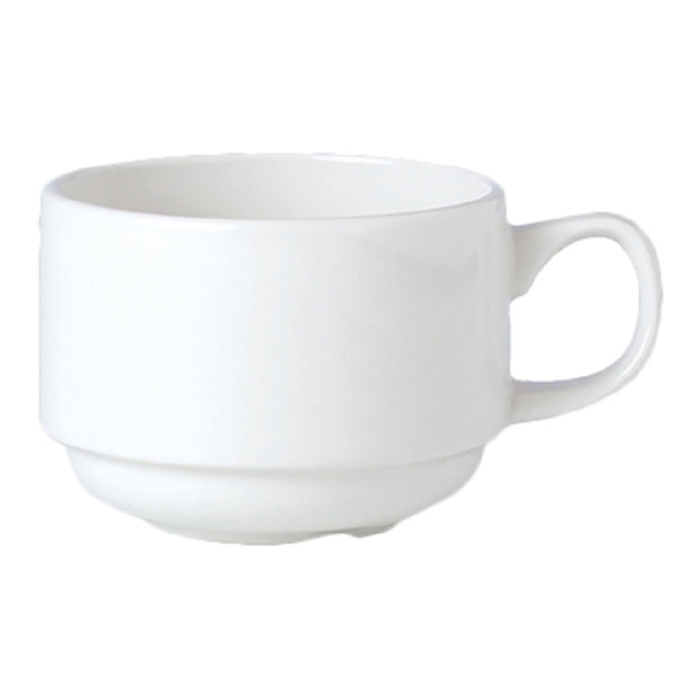 Steelite 11010217 Slimline Cup 7 Oz. 4-3/8"W X 2-1/2"H