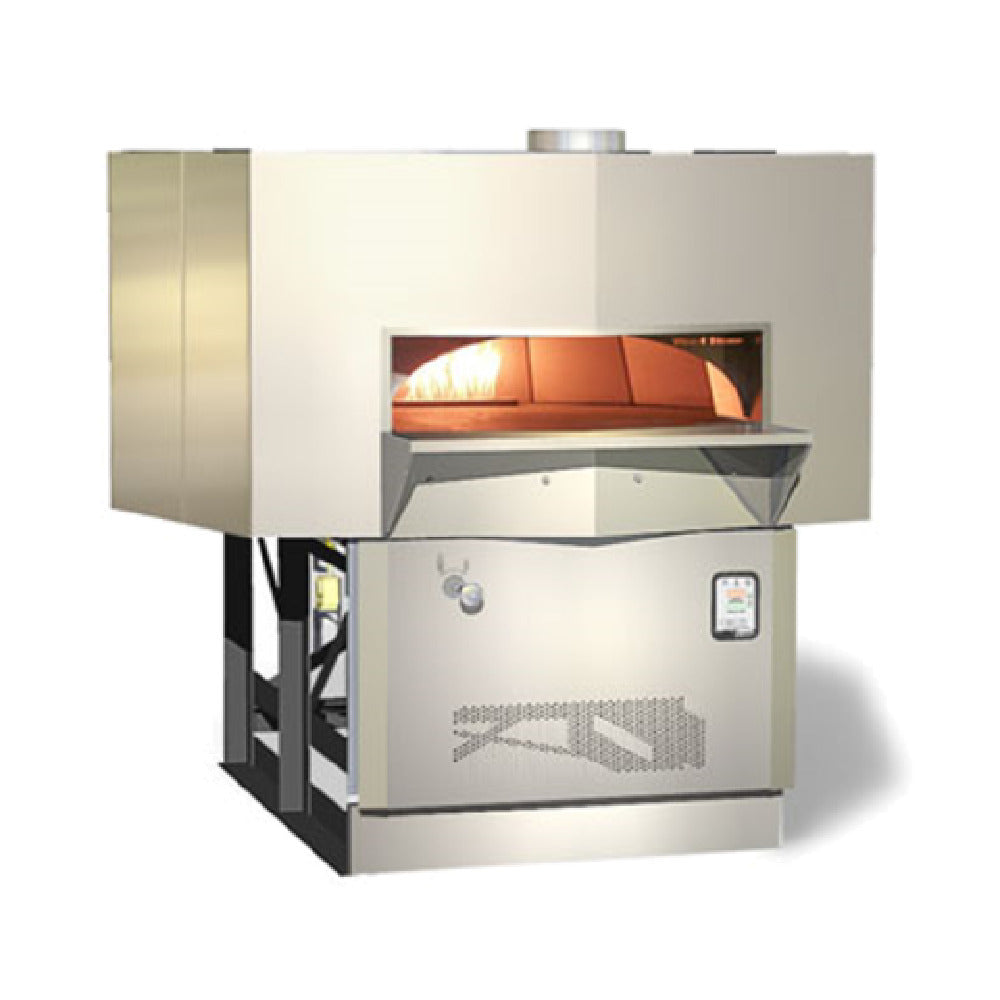 Wood Stone WS-MS-7-RFG-IR Mt. Rainier Stone Hearth Oven Radiant Gas Flame In Dome And Infrared Burner Under Hearth